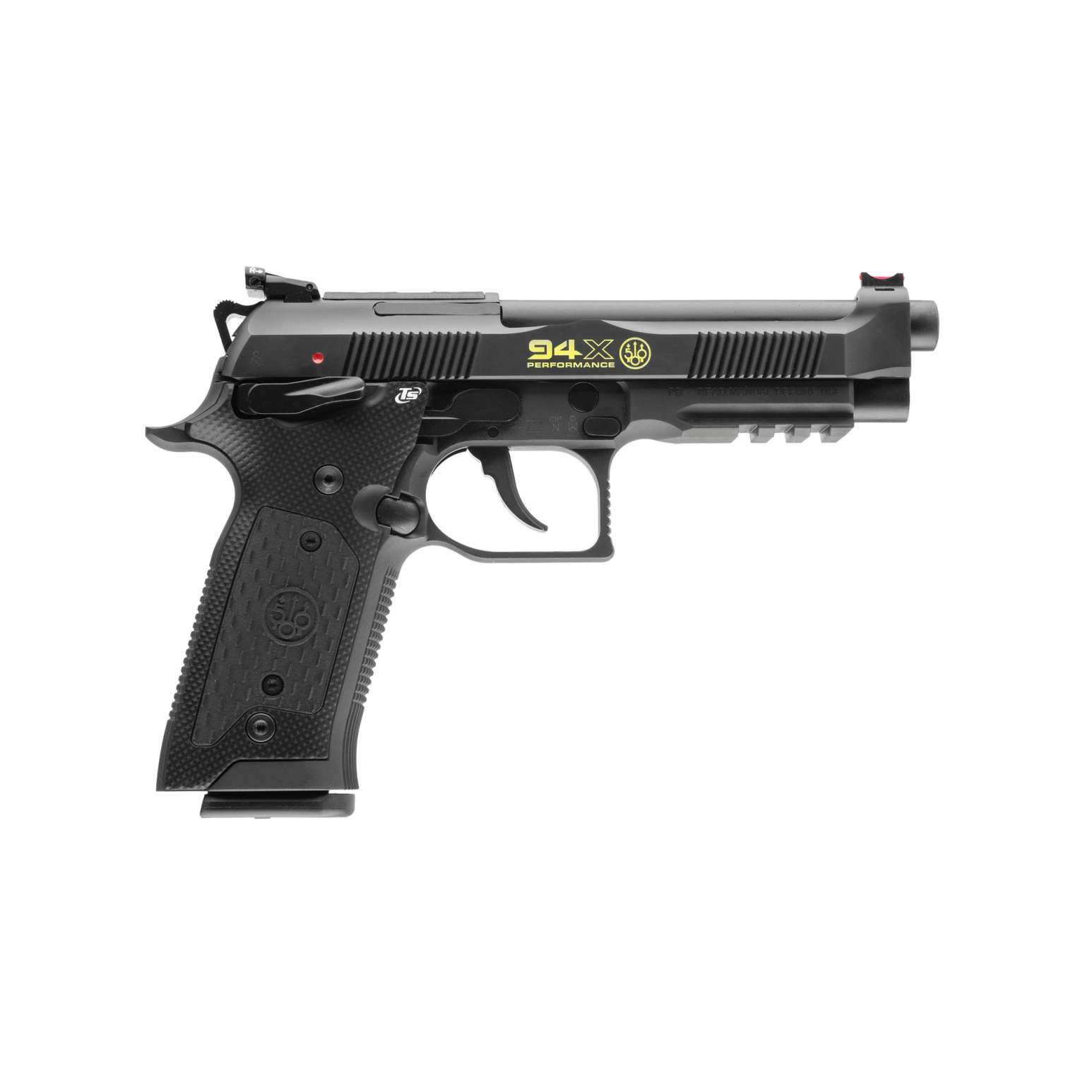 La Beretta 94X Performance rappresenta l&rsquo;ultima evoluzione della piattaforma sportiva Beretta, sviluppata specificamente per offrire velocit&agrave;, precisione e controllo nelle discipline di tiro dinamico IPSC. Una pistola pensata per il tiratore sportivo che cerca prestazioni elevate, ergonomia evoluta e una piattaforma progettata fin dall'origine per la competizione.