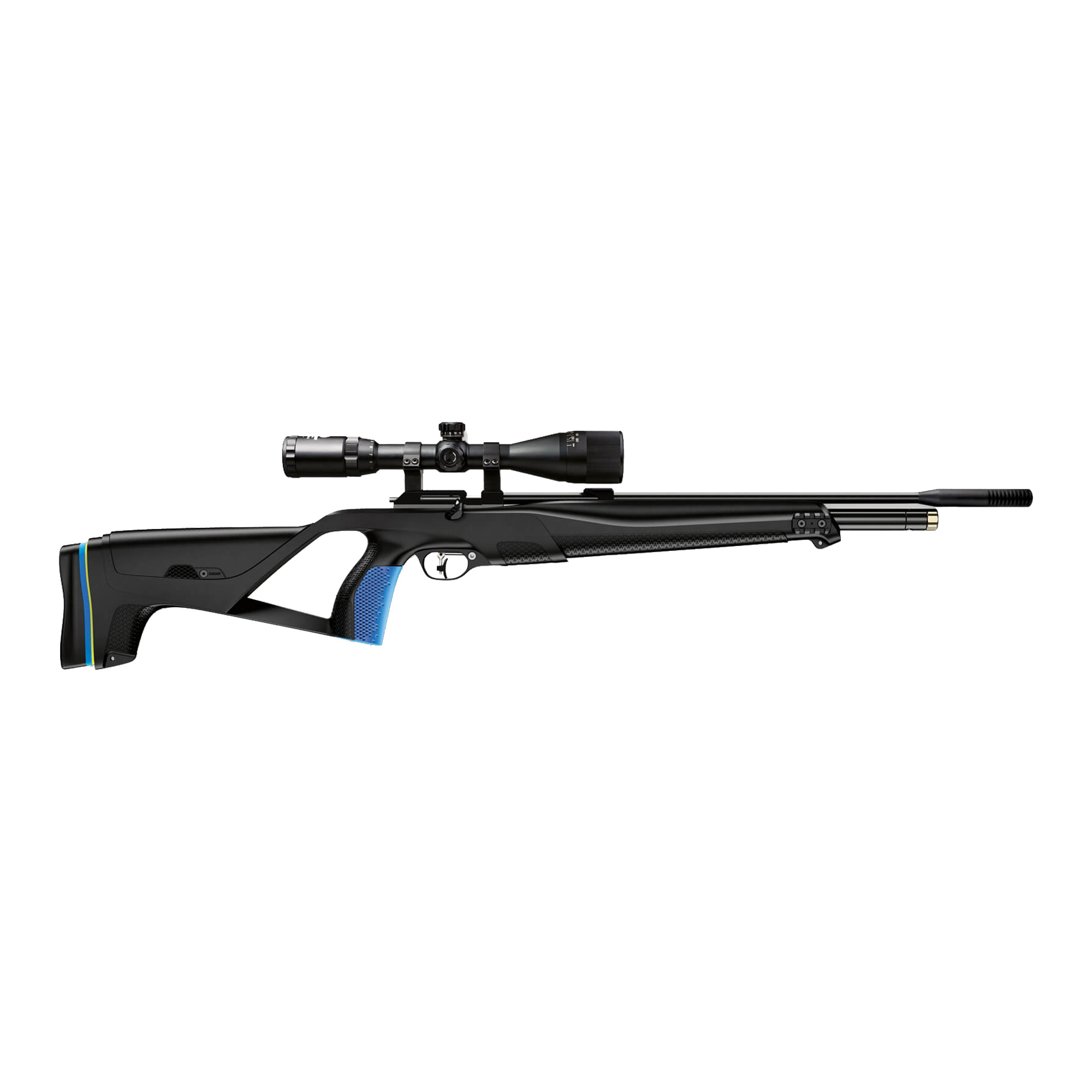 La Stoeger Airguns XM1 Sport è una carabina PCP progettata per i tiratori che cercano precisione, possibilità di regolazione e un'impostazione specificamente orientata al tiro sportivo e al tiro al bersaglio